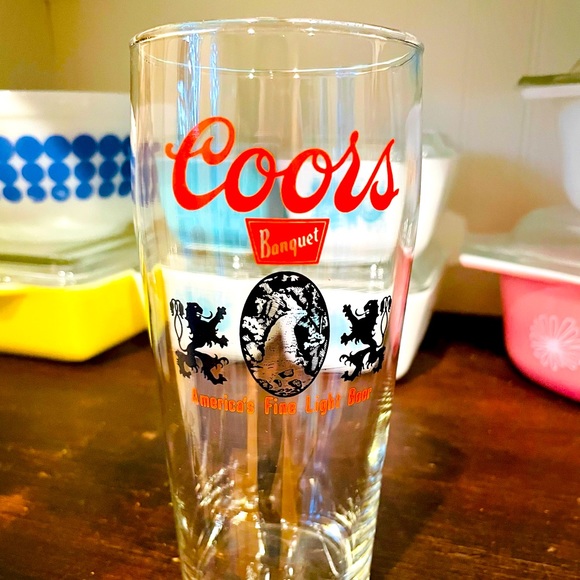 Vintage Other - Vintage Coors Banquet Beer Drinking Glass❤️